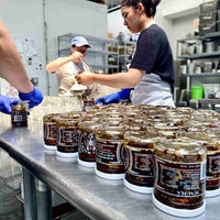 Salsa Macha Chile Crisp in production