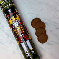 Lion Nutcracker Tin of Ginger Snap Cookies