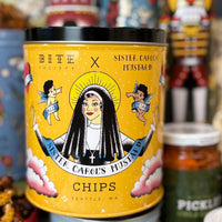 Sister Carol's Mustard Potato Chip Tin