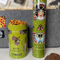 Nuts & Bolts Snack Mix and Chocolate Crunch Cookies.