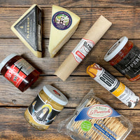 Charcuterie, cheese, spreads, crackers