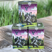 Pacific Northwest Cookie Collection with Sasquatch drinking a coffee