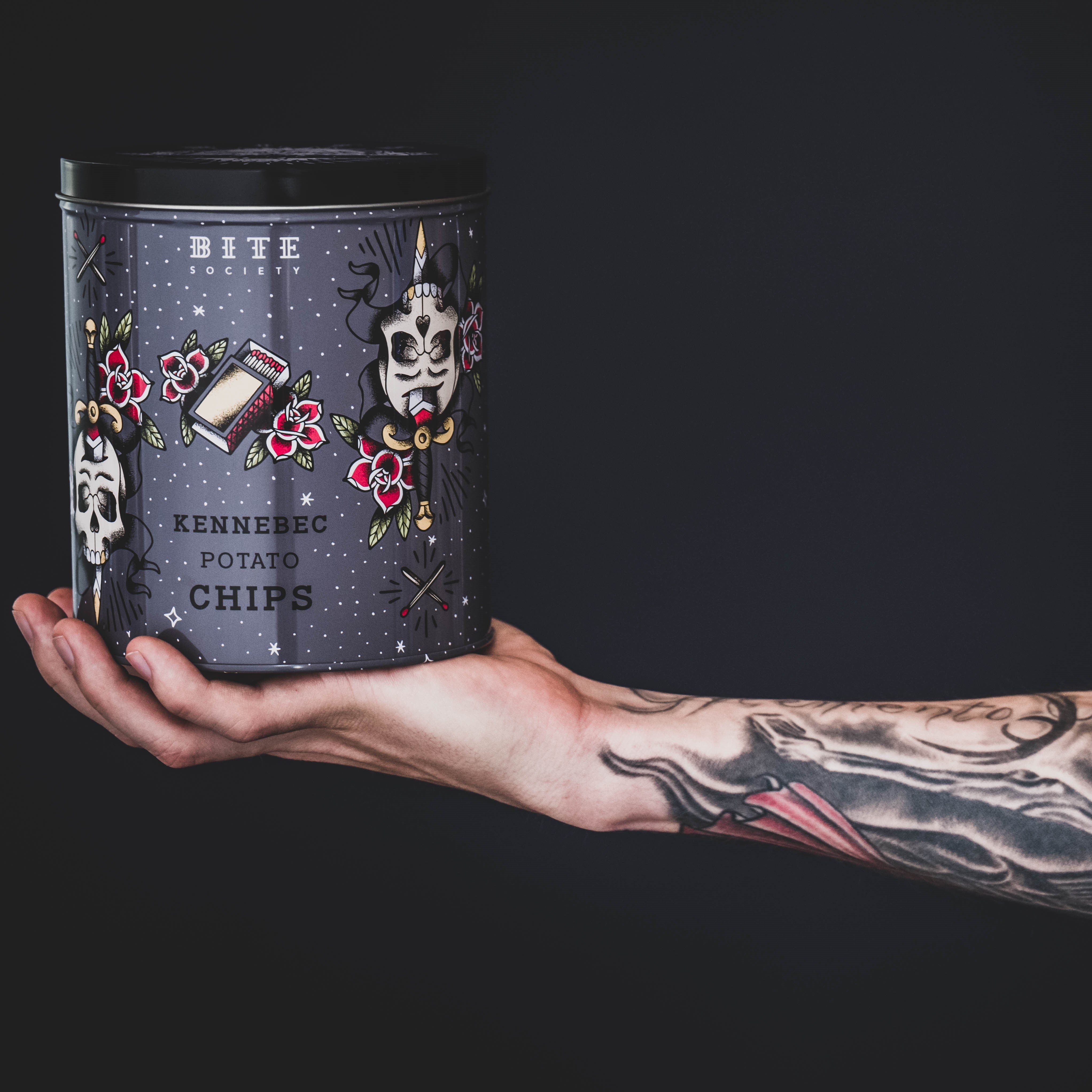 Kennebec Potato Chip Tin Our Favorite Chip Potato Bite Society