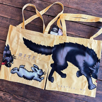 Wolf & Rabbit Tote Bag