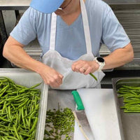 Trimming Green Beans for the Dilly Beans