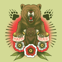 Mama Bear Mother's Day Card