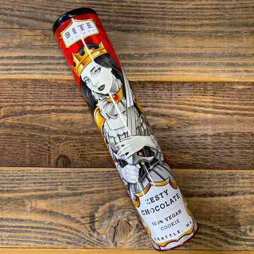 Zesty Chocolate Cookie Tin in a Queen of Swords themed tin. It's vegan