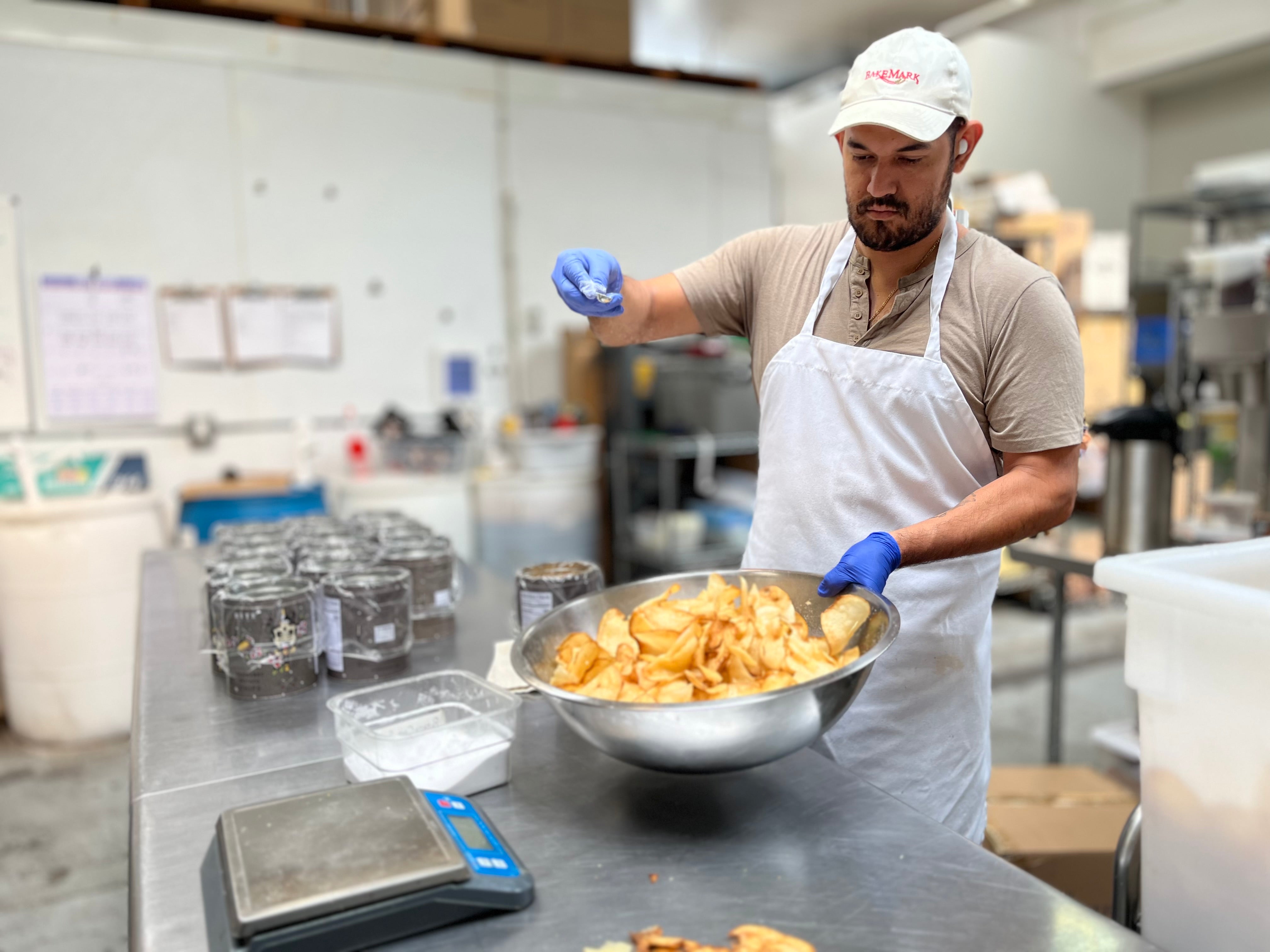 Kennebec Potato Chip Tin Our Favorite Chip Potato Bite Society