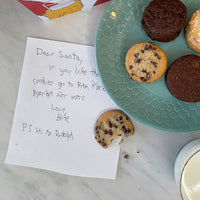 Dear Santa. Enjoy these cookies