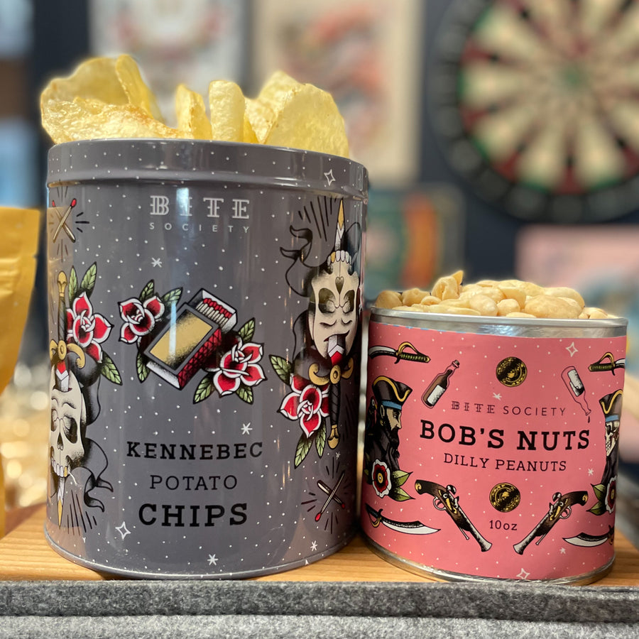 Kennebec Chips and Dilly Peanuts