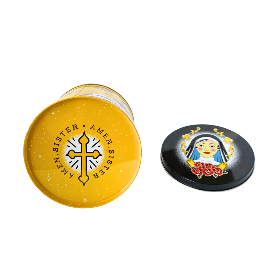 Sister Carol's Mustard Kennebec Potato Chip Tin – Bite Society Sister Carol's Mustard Kennebec Potato Chip Tin – Bite Society