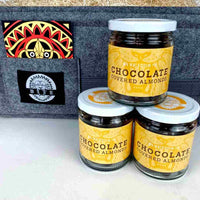 Bite Society Dark Chocolate Covered Almonds are included in the Snack Magic Gift Basket.