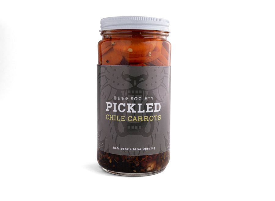 Bite Society Pickled Chile Carrots / Small Batch Pickles / Made in Seattle